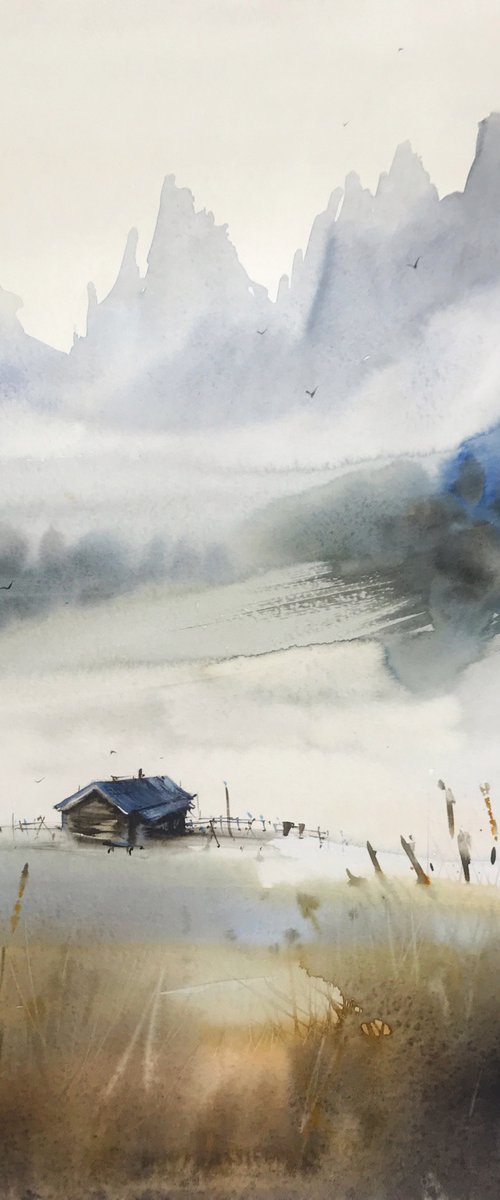 Nordic landscape #1 by Eugenia Gorbacheva