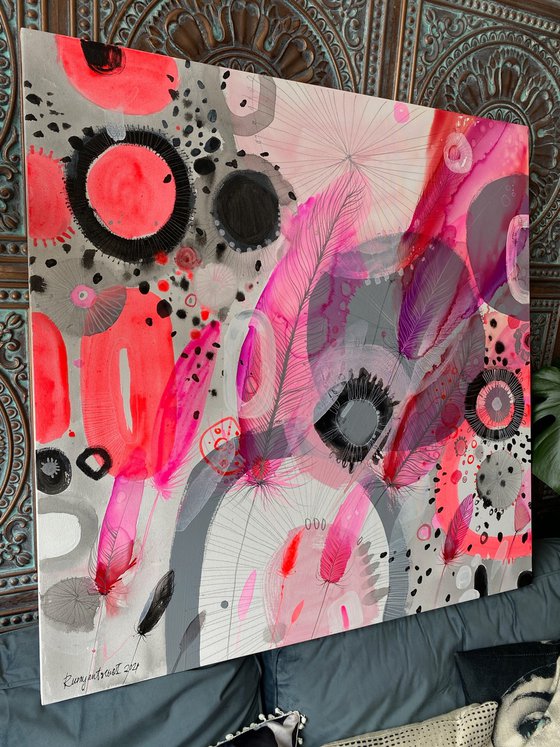 Pink Abstract