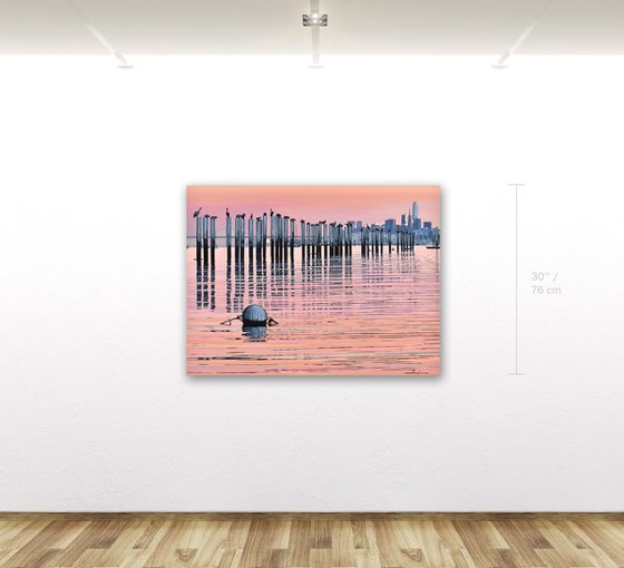 San Francisco Bay After Sunset