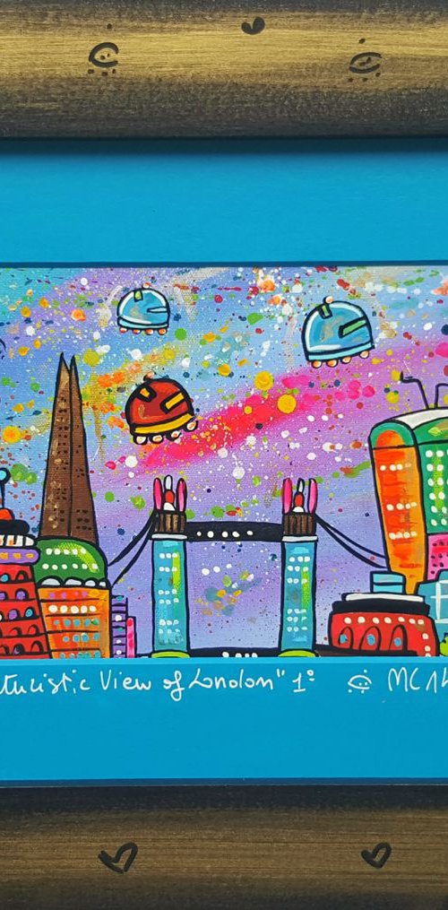 Futuristic View of London by Maria Luisa  Azzini
