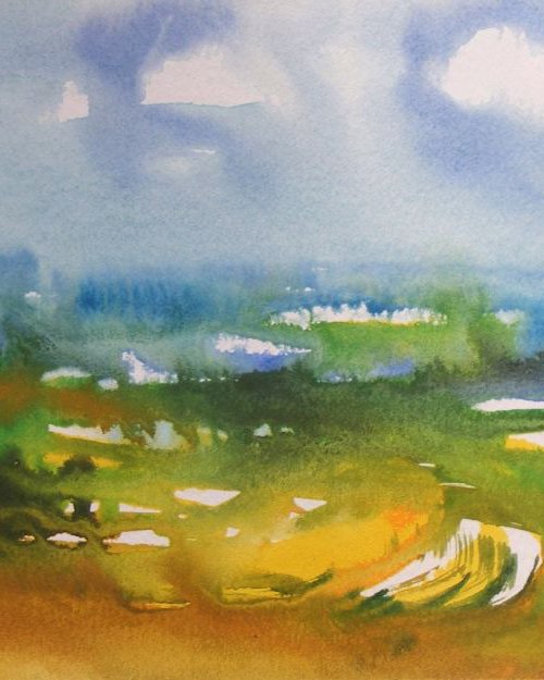 "The rhythm of  my fields 3" by Ivan  Grozdanovski