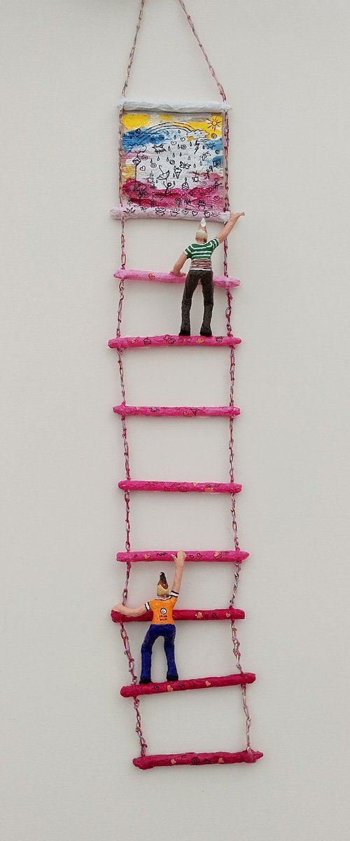 Pencil head climbers and the doodles by Shweta  Mahajan