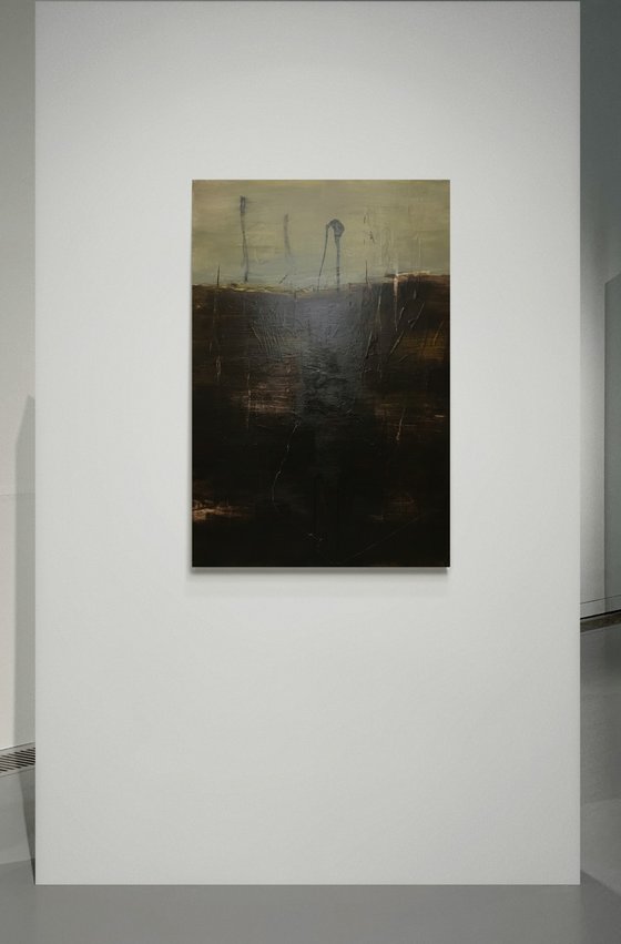 Seen In The Sky Minimalist Painting