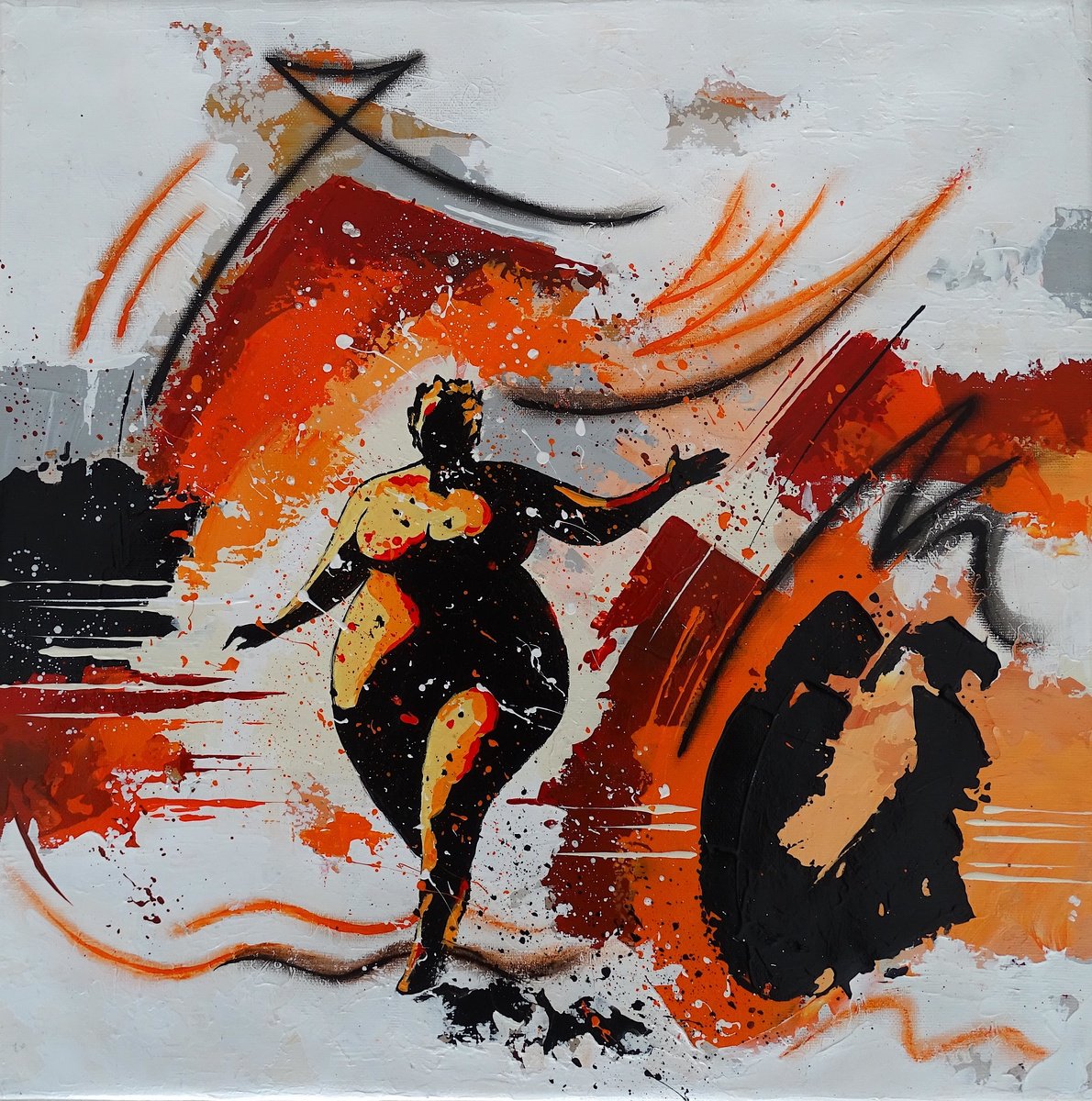Determined By Livien Rozen, 16 X 16, Artwork For Sale On Artfinder