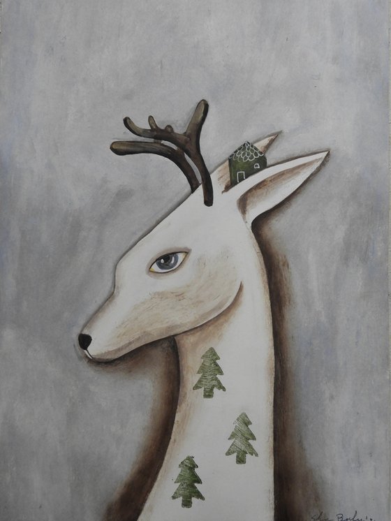 The deer