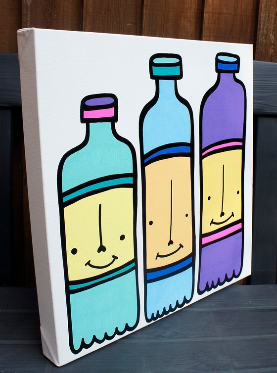 Three Bottles