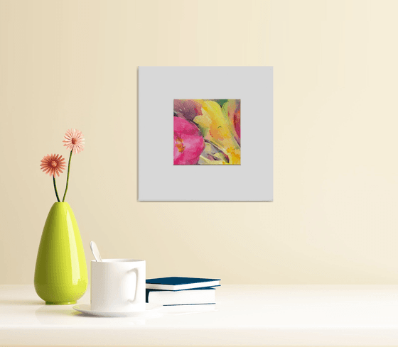 Floral Abstract mini painting