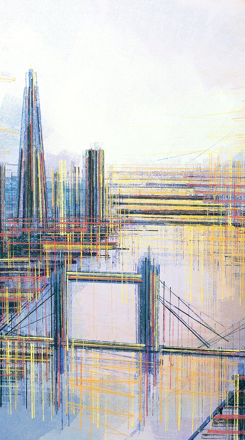 London Under A Soft Warm Sunset by Marc Todd