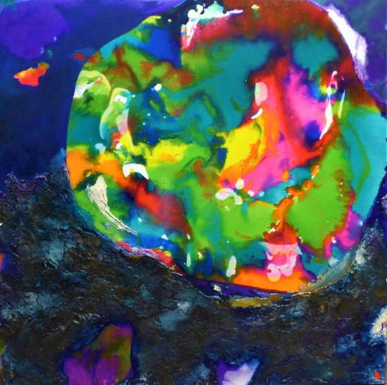 Moonrise. 100х100cm