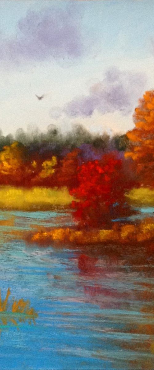 Lake In October by Tatiana Roulin