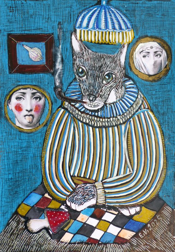 One Cat's Evenings