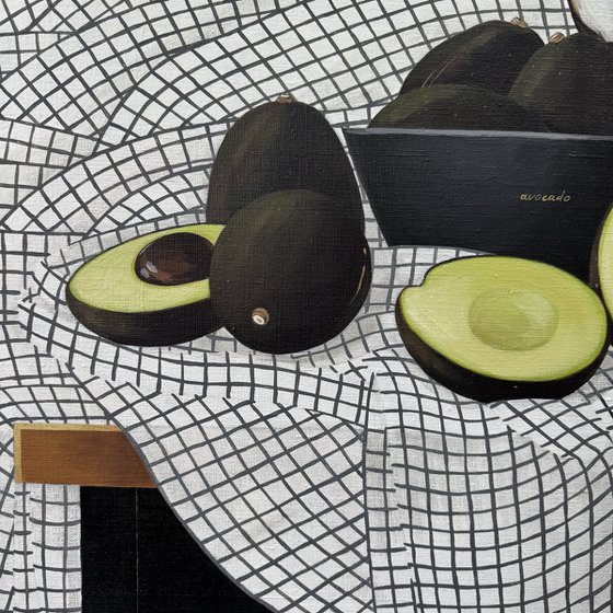 Avocado and birds