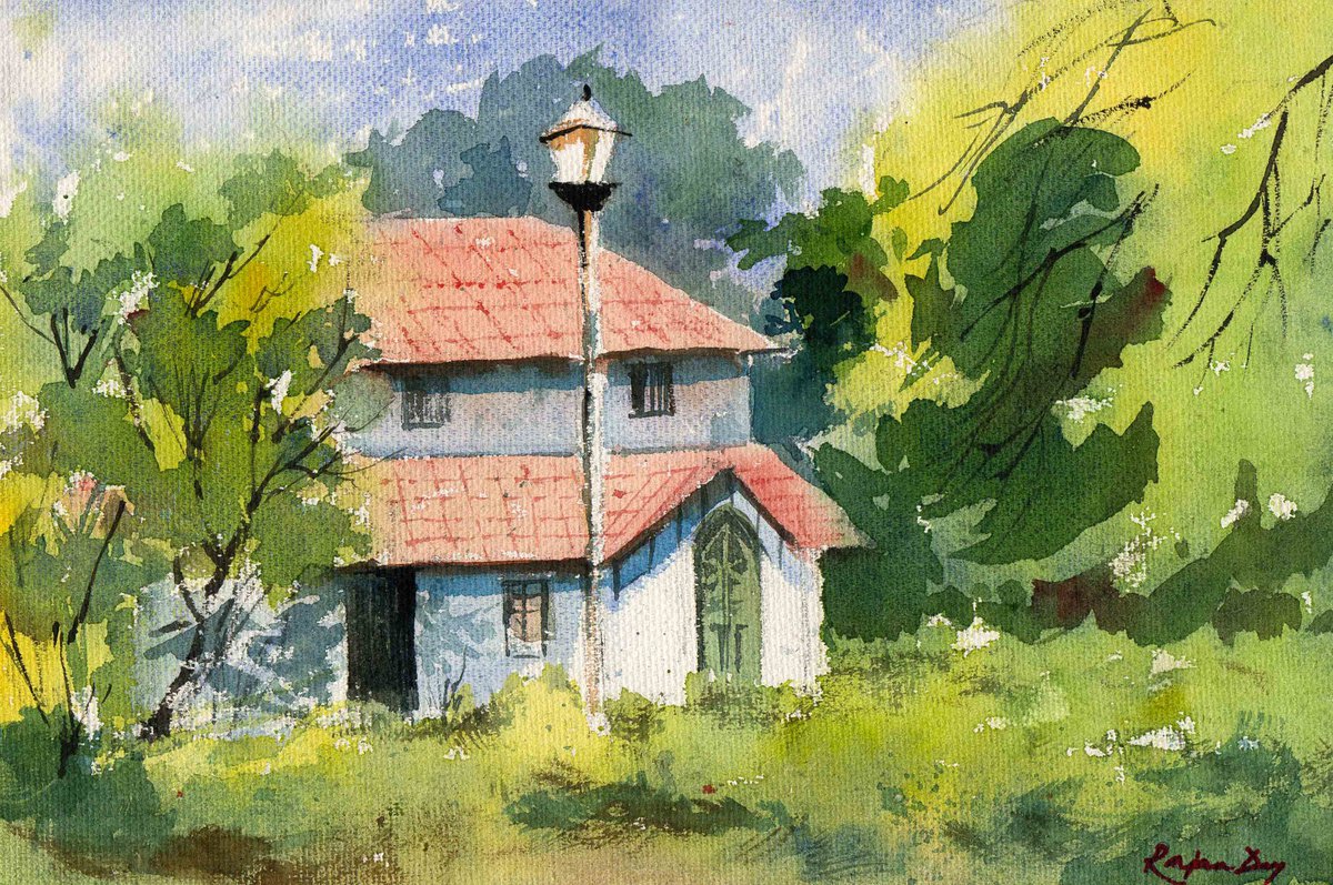 Indian Cottage by RAJAN DEY