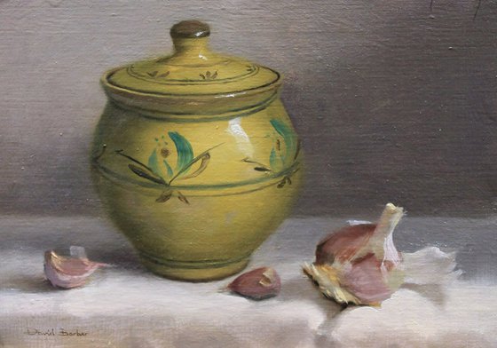 Garlic and Small Jar