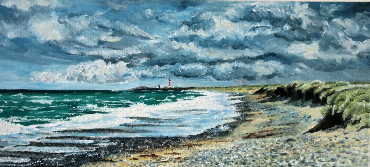 Point of Ayre, Stormy Day - Isle of Man by Max Aitken