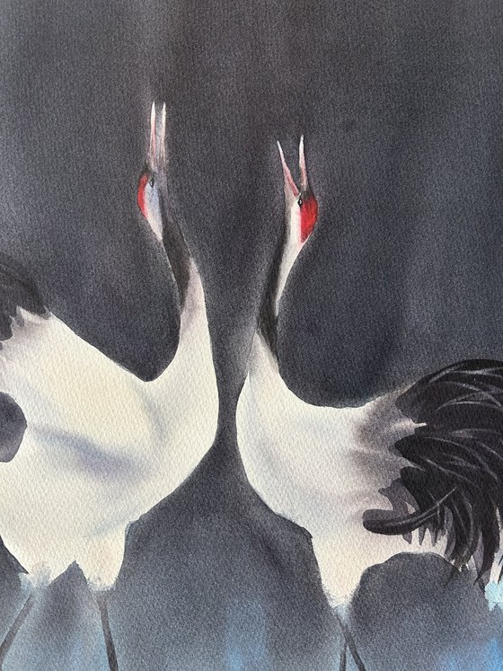 Crane dance