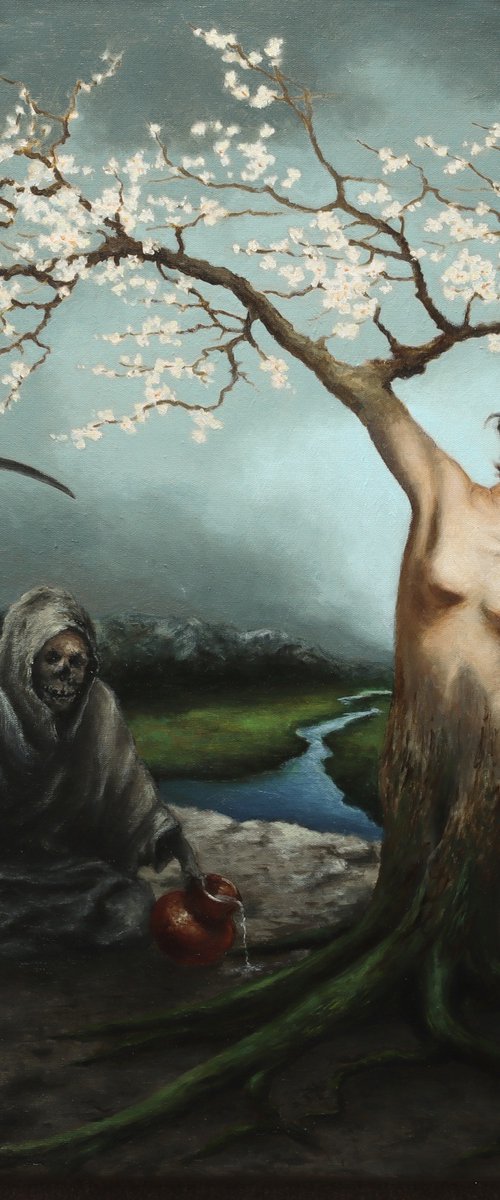 Allegory of spring by Oleg Baulin