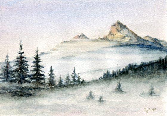 Misty mountains/Forest fog