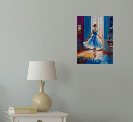 Ballerina in Blue