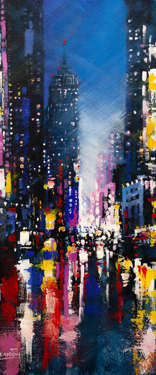 Night city by Aleksandr Neliubin