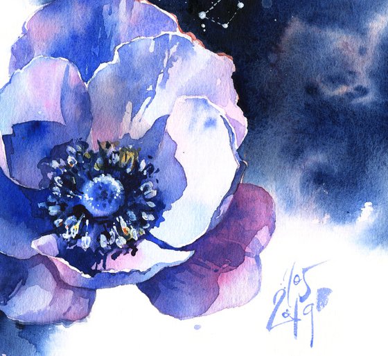 "Anemone. Cosmic flower"