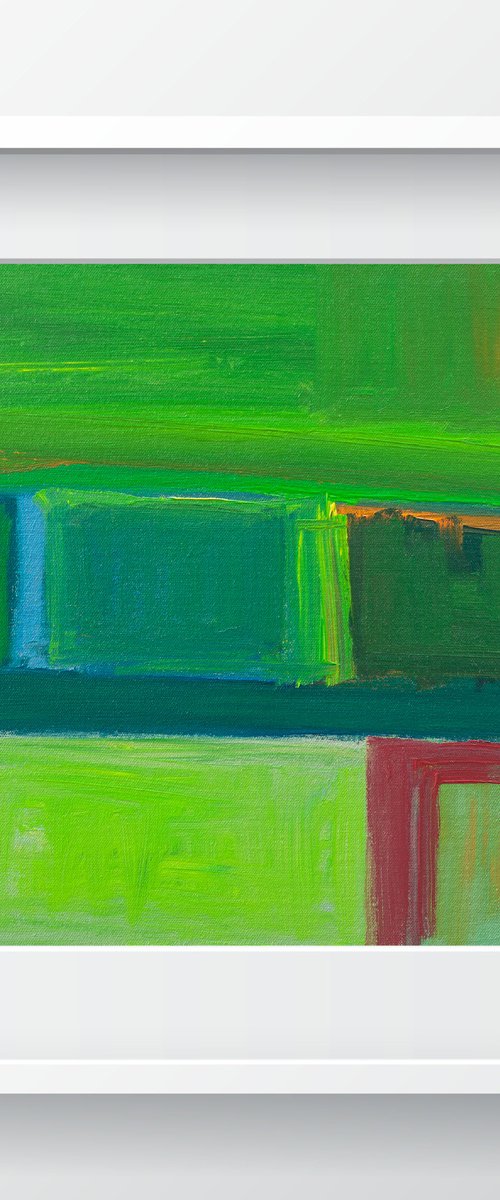 Green Coast - Abstract Seascape by Thomas Hjelm