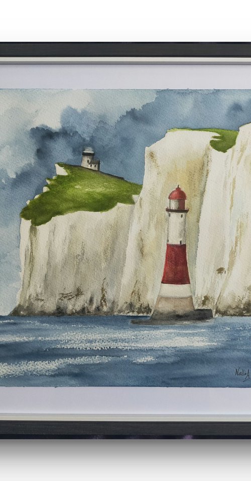 Beachy Head Lighthouse by Nella Alao