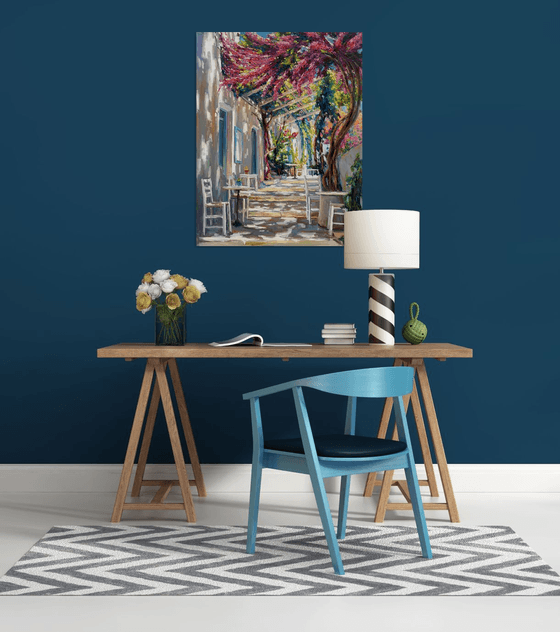 "Courtyard in Greece"