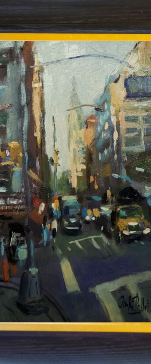 NYC Traffic (with Empire State Bldg.) by Andre Pallat