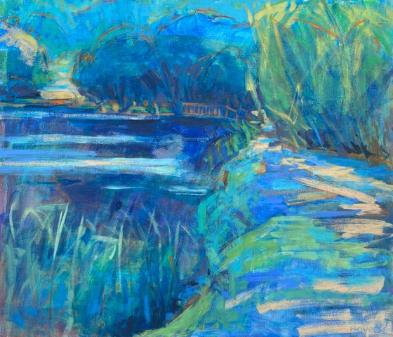 Blue Lake.  [from the Artist’s Own Collection 2022]