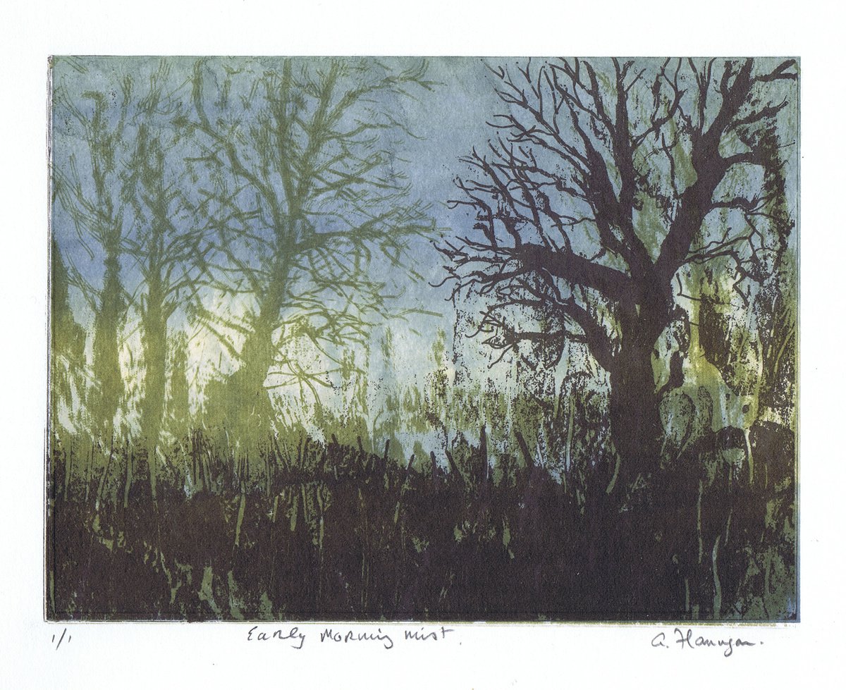 Early Morning Mist by Aidan Flanagan Irish Landscapes