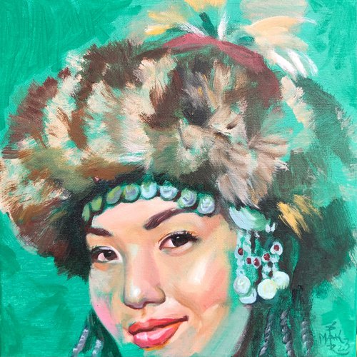 Kyrgyz Beauty by Varvara Maximova