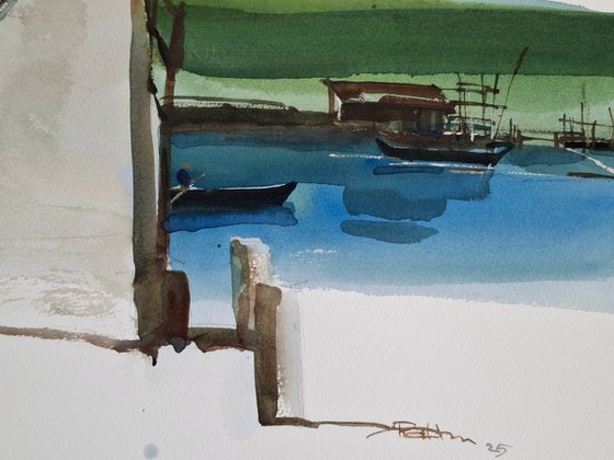 Bridge over the backwaters