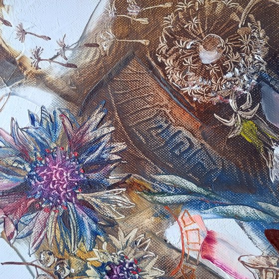 Cornflower and Dandelion