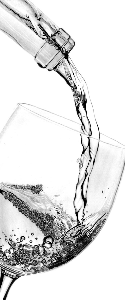Wine Pour III by Paul Stowe