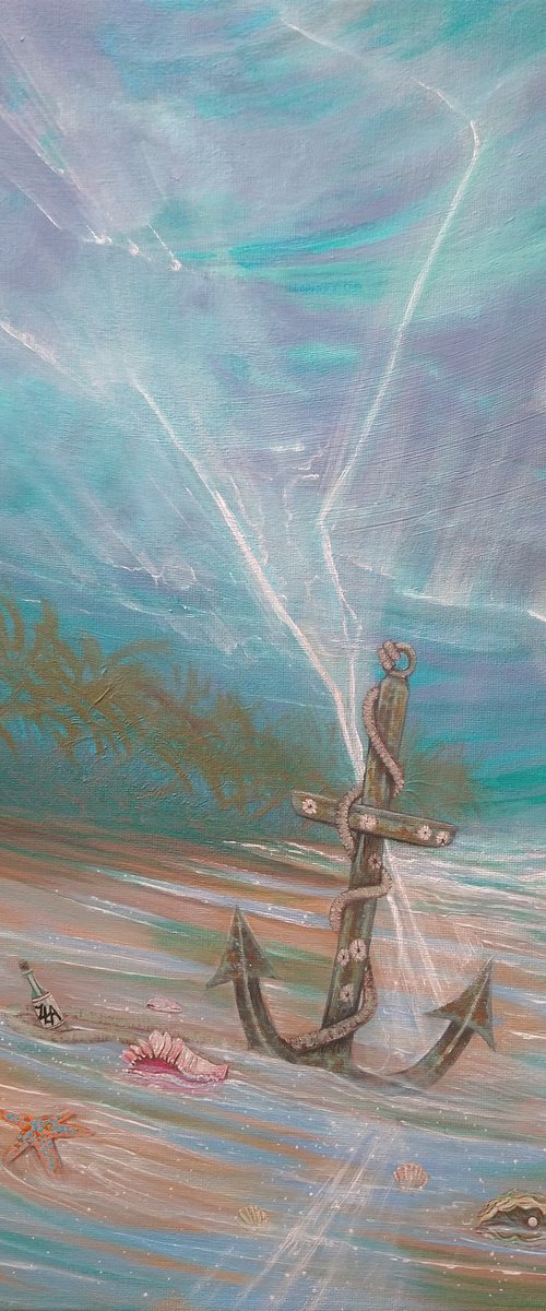Hope is an anchor. By Zoe Adams. by Zoe Adams