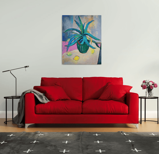 Aloe Vera with lemons