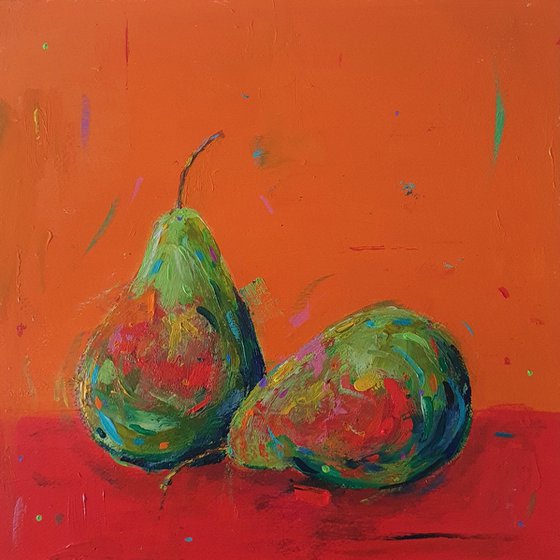 Two Bartlett Pears