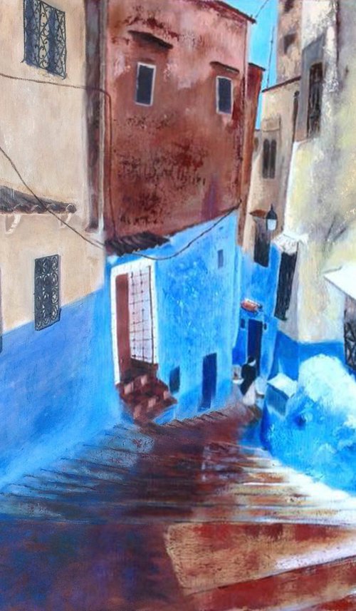 Blue city. Morocco by Liubov Samoilova