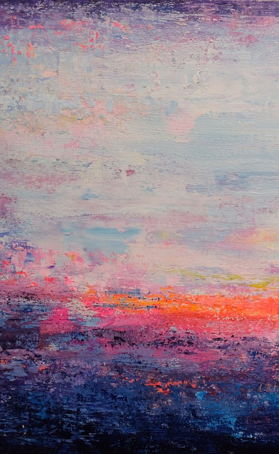 Abstract Sunset Landscape X