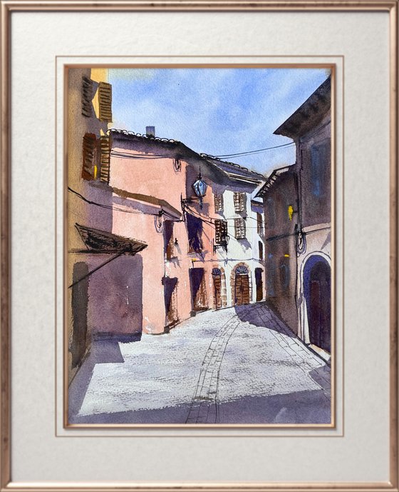 Fabriano Old town history centre