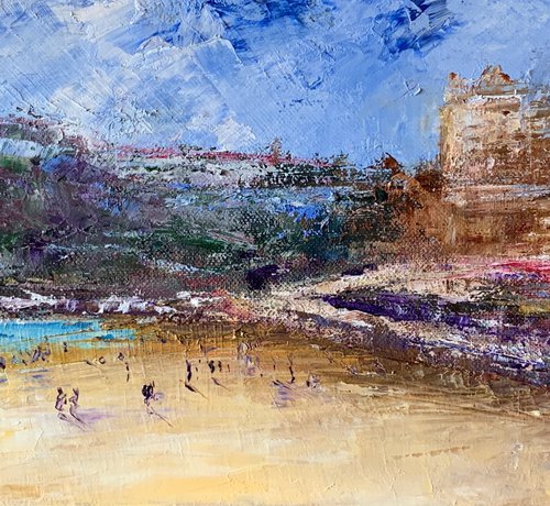 The Grand Hotel Scarborough at Dusk by Andrew Moodie