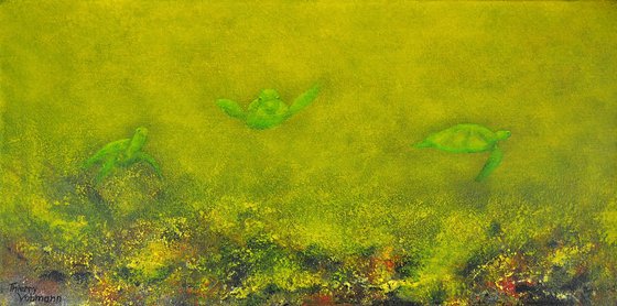 Somewhere in paradise.60x30 cm.