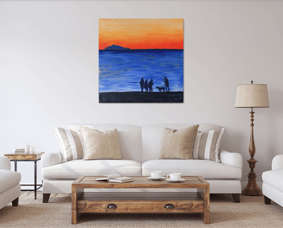 Sunset on the beach