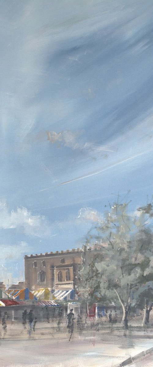 Norwich Market Place by Tom Cringle
