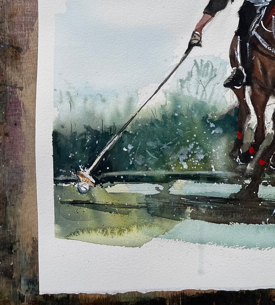 the polo player