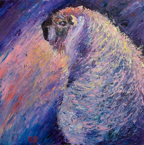 Pink Capybara by Liudmila Pisliakova