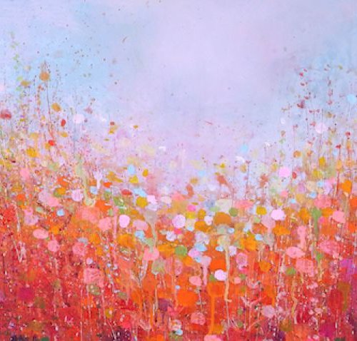 Autumn Pink, Autumn Leaves by Sandy Dooley