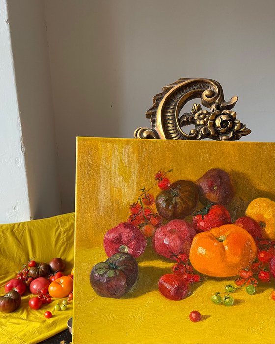 Still life with Tomatoes