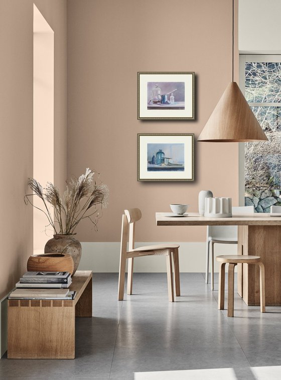 Blue Green Still Life